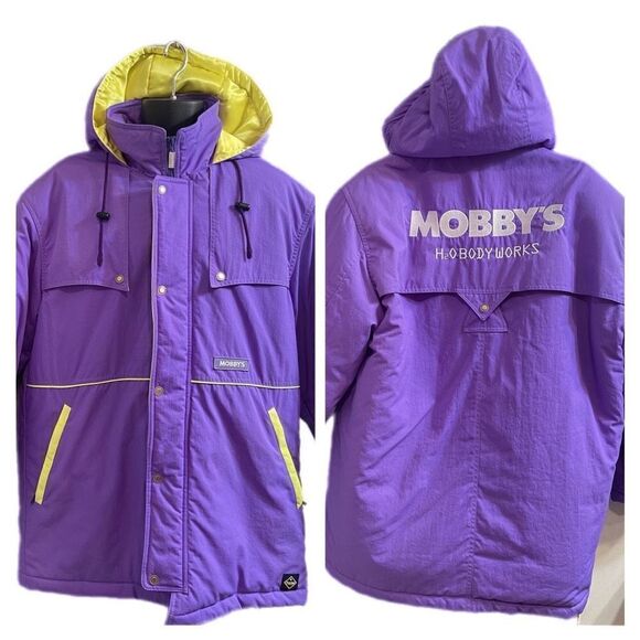 Mobby’s H20 Body Works VTG Purple Jacket Size Large - Picture 1 of 14